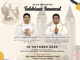 Akan Menerima Tahbisan Imamat