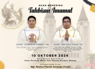 Akan Menerima Tahbisan Imamat