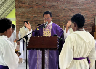 Serah Terima Pastor Paroki Misi Suriname