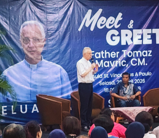 Meet & Greet Anggota Vinsensian Surabaya bersama Rm. Tomaž Mavrič, CM